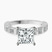 Cheryl Side Stone Lab Diamond Engagement Ring in 10kt White Gold