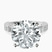 Pre-Designed 10kt White Gold Cheryl Side Stone Lab Diamond Ring