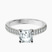 Pre-Designed Platinum Amy Tapered Eternity Lab Diamond Ring