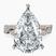 Pre-Designed 10kt Rose Gold Lorene Twisted Shank Lab Diamond Ring