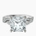 Pre-Designed 10kt White Gold Lorene Twisted Shank Lab Diamond Ring