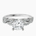 Pre-Designed 9ct White Gold Lorene Twisted Shank Lab Diamond Ring