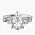 Pre-Designed 9ct White Gold Lorene Twisted Shank Lab Diamond Ring