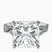 Pre-Designed Platinum Lorene Twisted Shank Lab Diamond Ring