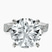 Pre-Designed 10kt White Gold Lorene Twisted Shank Lab Diamond Ring