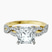 Pre-Designed 14kt Yellow Gold Lorene Twisted Shank Lab Diamond Ring