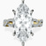 Pre-Designed 14kt Yellow Gold Lorene Twisted Shank Lab Diamond Ring
