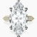 Pre-Designed 10kt Yellow Gold Dua Side Stone Knife Edge Lab Diamond Ring