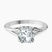Cynthia Split Shank Lab Diamond Engagement Ring in 10kt White Gold