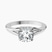 Cynthia Split Shank Lab Diamond Engagement Ring in 10kt White Gold