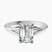 Cynthia Split Shank Lab Diamond Engagement Ring in 10kt White Gold