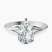 Cynthia Split Shank Lab Diamond Engagement Ring in 10kt White Gold