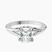 Cynthia Split Shank Lab Diamond Engagement Ring in 10kt White Gold