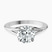 Cynthia Split Shank Lab Diamond Engagement Ring in 10kt White Gold