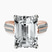 Pre-Designed 18kt Rose Gold Sandra Side Stone Lab Diamond Ring