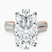 Pre-Designed 18kt Rose Gold Sandra Side Stone Lab Diamond Ring