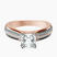 Pre-Designed 14kt Rose Gold Sandra Side Stone Lab Diamond Ring