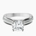 Sandra Side Stone Lab Diamond Engagement Ring in 9ct White Gold
