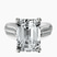 Pre-Designed Platinum Sandra Side Stone Lab Diamond Ring