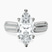 Pre-Designed Platinum Sandra Side Stone Lab Diamond Ring