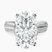 Pre-Designed Platinum Sandra Side Stone Lab Diamond Ring