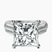 Pre-Designed Platinum Sandra Side Stone Lab Diamond Ring