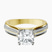 Sandra Side Stone Lab Diamond Engagement Ring in 9ct Yellow Gold