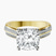 Pre-Designed 10kt Yellow Gold Sandra Side Stone Lab Diamond Ring