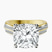Pre-Designed 14kt Yellow Gold Sandra Side Stone Lab Diamond Ring
