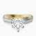 Sandra Side Stone Lab Diamond Engagement Ring in 9ct Yellow Gold