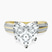 Pre-Designed 14kt Yellow Gold Sandra Side Stone Lab Diamond Ring