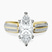 Sandra Side Stone Lab Diamond Engagement Ring in 9ct Yellow Gold