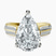 Pre-Designed 10kt Yellow Gold Sandra Side Stone Lab Diamond Ring