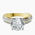 Pre-Designed 14kt Yellow Gold Sandra Side Stone Lab Diamond Ring