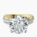 Pre-Designed 10kt Yellow Gold Sandra Side Stone Lab Diamond Ring