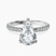 Etienne Secret Halo Lab Diamond Engagement Ring in 9ct White Gold