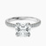 Etienne Secret Halo Lab Diamond Engagement Ring in 18ct White Gold