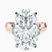 Pre-Designed 18kt Rose Gold Delanie Side Cuff Lab Diamond Ring