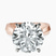 Pre-Designed 10kt Rose Gold Delanie Side Cuff Lab Diamond Ring