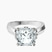 Pre-Designed 14kt White Gold Delanie Side Cuff Lab Diamond Ring