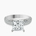Amira Luxe Secret Double Halo Lab Diamond Engagement Ring in 10kt White Gold