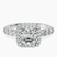 Pre-Designed 14kt White Gold Vionna Round Halo Lab Diamond Ring