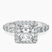 Pre-Designed 14kt White Gold Vionna Round Halo Lab Diamond Ring