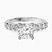 Selena Gomez Entwined Prongs Lab Diamond Engagement Ring in Platinum
