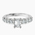 Pre-Designed Platinum Cassidy Entwined Prongs Lab Diamond Ring