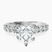 Selena Gomez Entwined Prongs Lab Diamond Engagement Ring in Platinum