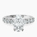 Selena Gomez Entwined Prongs Lab Diamond Engagement Ring in Platinum