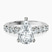 Selena Gomez Entwined Prongs Lab Diamond Engagement Ring in Platinum