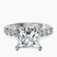 Pre-Designed 10kt White Gold Cassidy Entwined Prongs Lab Diamond Ring