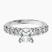 Pre-Designed Platinum Cassidy Entwined Prongs Lab Diamond Ring